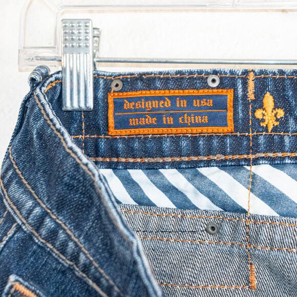 Rock Revival Men's size 36 Sid Straight Leg Denim Jeans (fit 37x31) - Picture 13 of 15